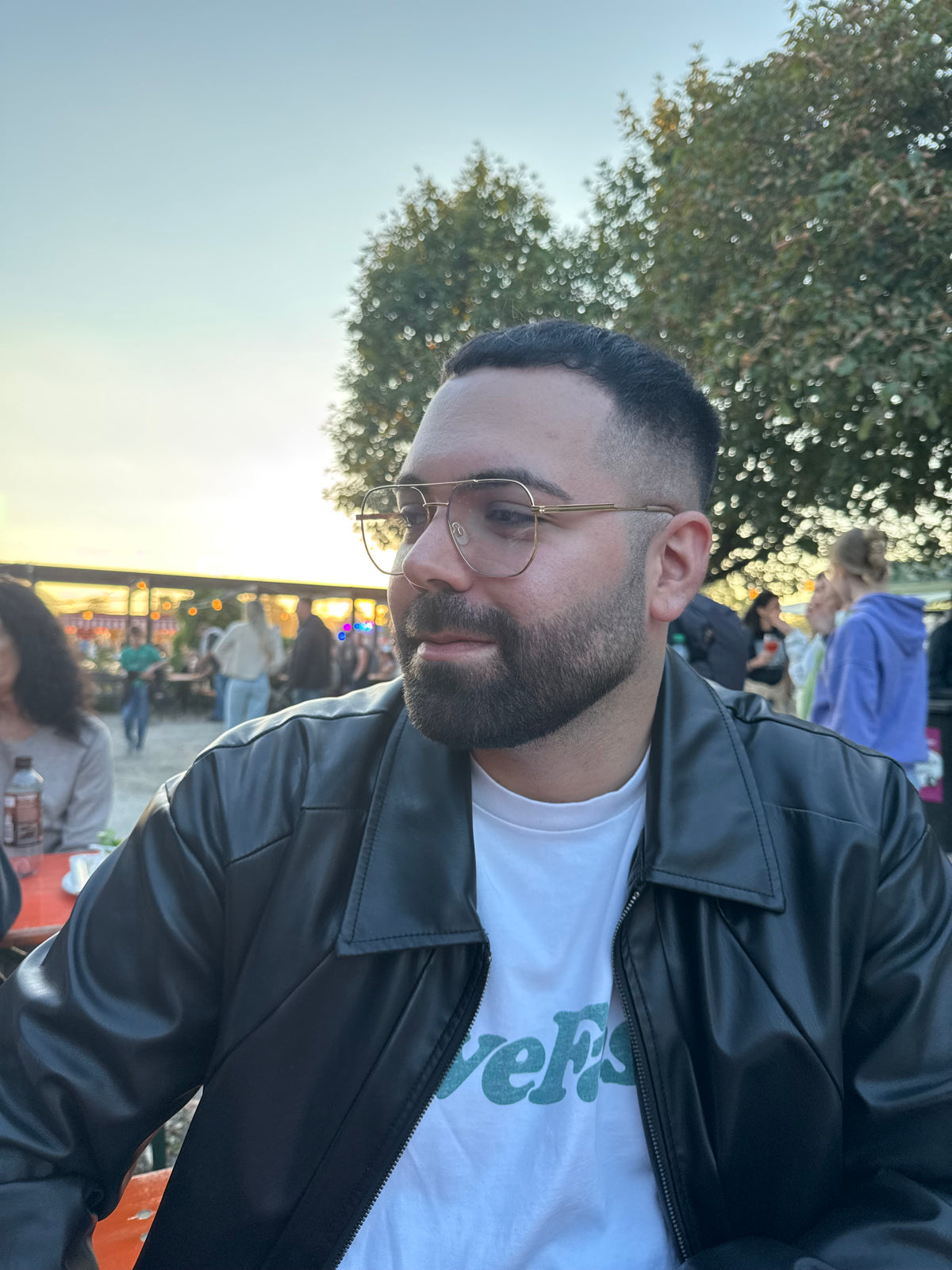 Auf dem Lichterfest in Stuttgart.