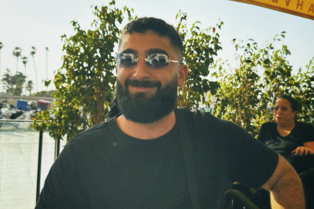 Beim Kaffee trinken im Urlaub.