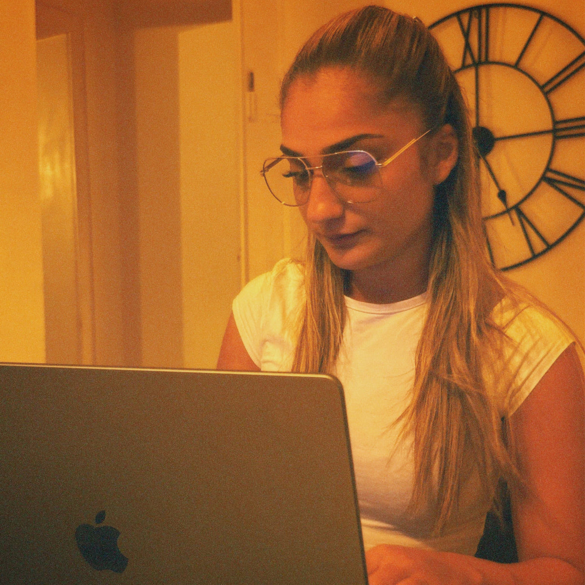 Beim Lernen für's Studium.